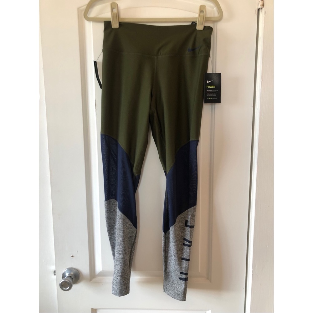 Nike color block leggings